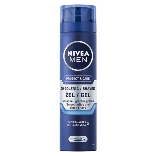 NIVEA MEN Protect & Care Żel do golenia nawilżający 200 ml