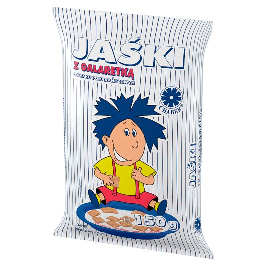 Chaber Jaśki z galaretką o smaku pomarańczowym Danie śniadaniowe 150 g
