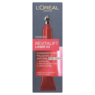 L'Oréal Paris Revitalift Laser X3 Zaawansowana pielęgnacja Anti-Age pod oczy 15 ml