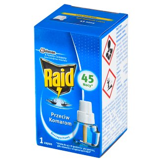 Raid Przeciw komarom Płyn owadobójczy Zapas 27 ml