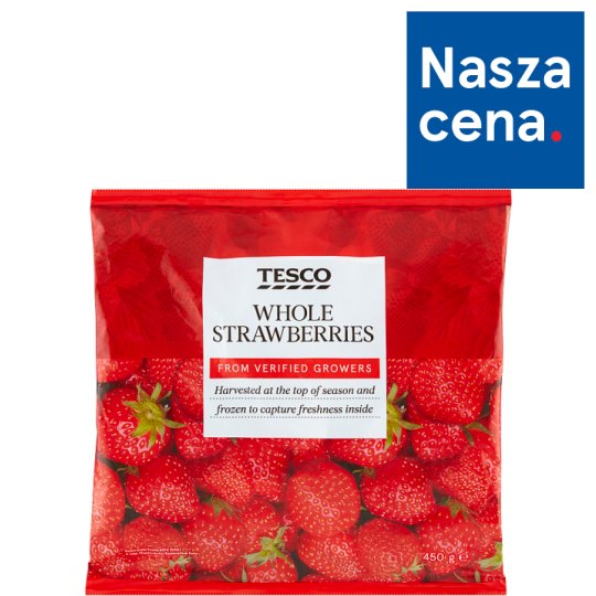Tesco Truskawki 450 g