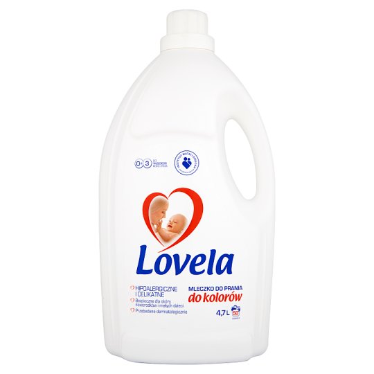 Lovela Hipoalergiczne mleczko do prania do kolorów 4,7 l (50 prania)