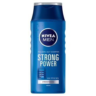 NIVEA MEN Strong Power Szampon wzmacniający włosy normalne 400 ml