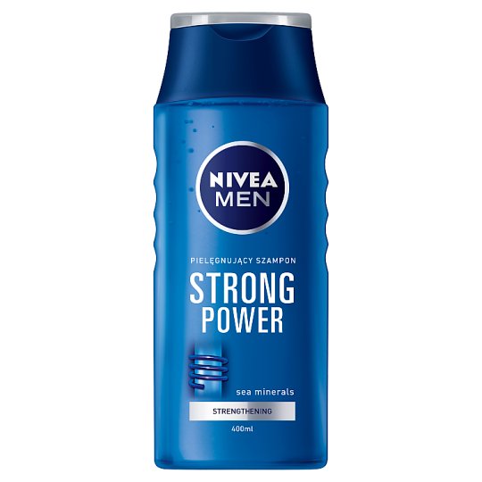NIVEA MEN Strong Power Szampon wzmacniający włosy normalne 400 ml