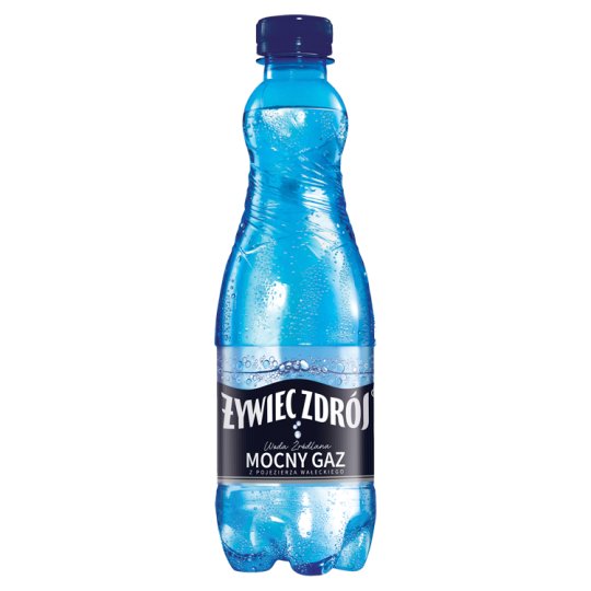 Żywiec Zdrój Woda źródlana gazowana mocny gaz 500 ml