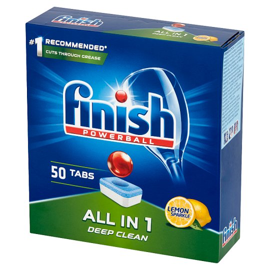 Finish All in 1 Lemon Tabletki do mycia naczyń w zmywarce 800 g (50 sztuk)