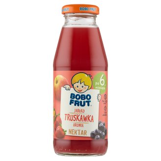Bobo Frut Nektar jabłko truskawka i aronia po 6 miesiącu 300 ml