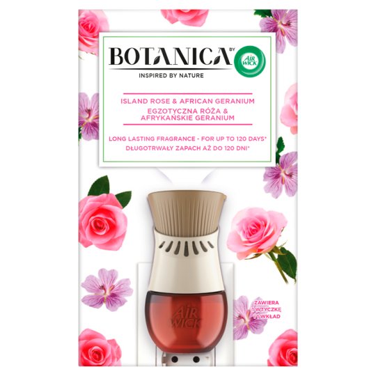Botanica by Air Wick Island Rose & African Geranium Electric Air Freshener 19 ml