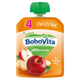 BoboVita Jabłka i banany po 4 miesiącu 80 g