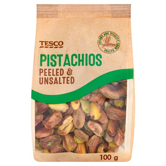 Tesco Pistacje łuskane niesolone 100 g