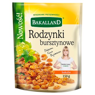 Bakalland Rodzynki bursztynowe 150 g
