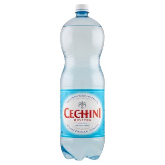 Muszyna Cechini Naturalna woda mineralna wysokozmineralizowana wysokonasycona 2 l