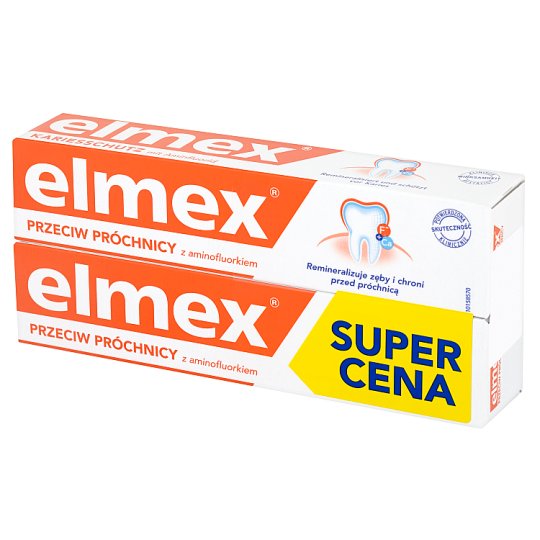 Elmex Przeciw Próchnicy Pasta do zębów 2 x 75 ml