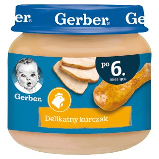 Gerber Moje pierwsze mięsko Delikatny kurczak po 6 miesiącu 80 g