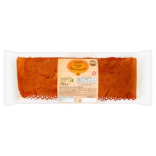 Tesco Ciasto o smaku pomarańczowym 500 g