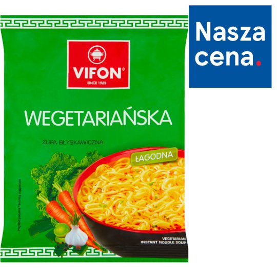 Vifon Wegetariańska Zupa błyskawiczna 70 g