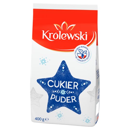 Cukier Królewski Cukier puder 400 g