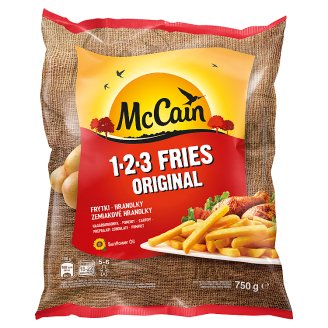 McCain 1.2.3 Fries Original Frytki proste 750 g