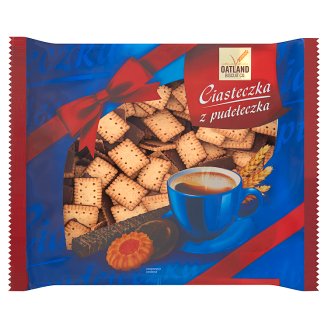 Oatland Biscuit Co. Ciasteczka z pudełeczka Herbatniki podlane czekoladą 500 g