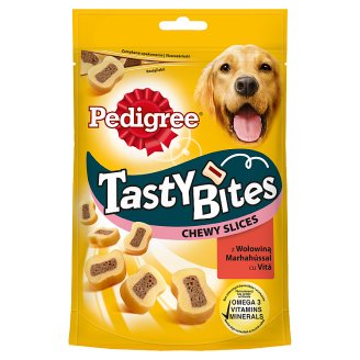 Pedigree Tasty Bites Karma uzupełniająca dla dorosłych psów z wołowiną 155 g