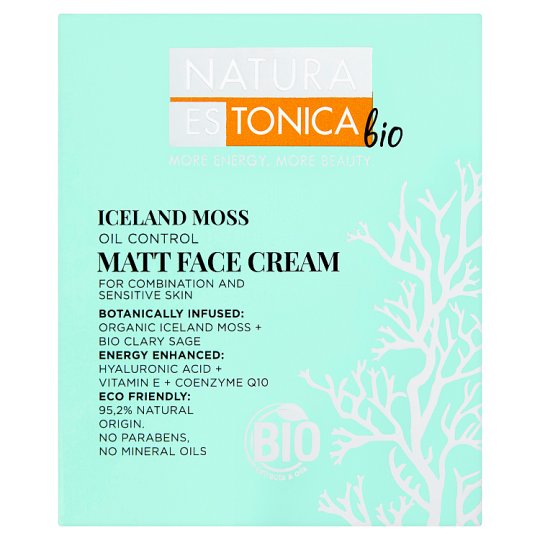 Natura Estonica Bio Krem matujący Mech islandzki 50 ml