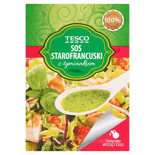 Tesco Sos starofrancuski z tymiankiem 9 g