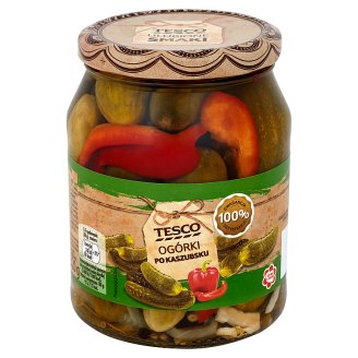 Tesco Ogórki po kaszubsku 680 g