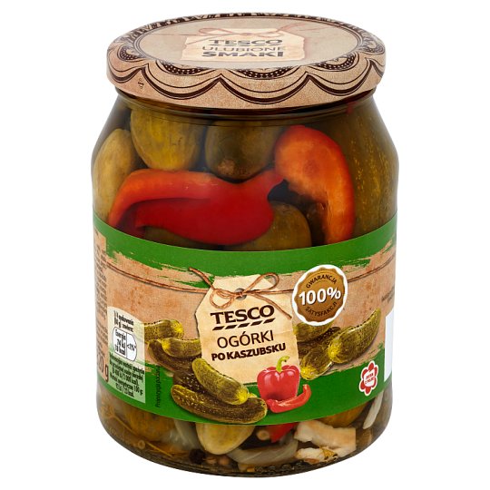 Tesco Ogórki po kaszubsku 680 g