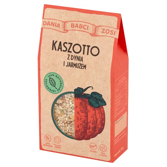 Dania Babci Zosi Kaszotto z dynią i jarmużem 200 g