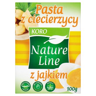 Koro Nature Line Pasta z ciecierzycy z jajkiem 100 g