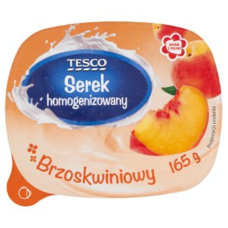Tesco Serek homogenizowany brzoskwiniowy 165 g