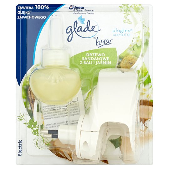 Glade by Brise Electric Drzewo Sandałowe z Bali i Jaśmin Elektryczny odświeżacz powietrza 20 ml