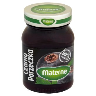 Materne Czarna porzeczka Konfitura niskosłodzona 270 g