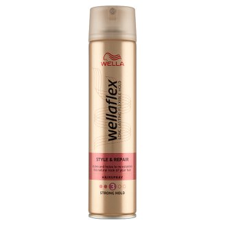 Wella Wellaflex Stylizacja i odnowa Mocno utrwalający lakier do włosów 250 ml