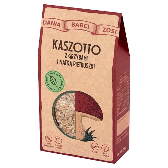 Dania Babci Zosi Kaszotto z grzybami i natką pietruszki 200 g