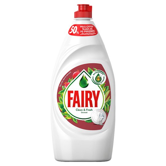 Fairy Clean & Fresh Granat Płyn do mycia naczyń 900 ml