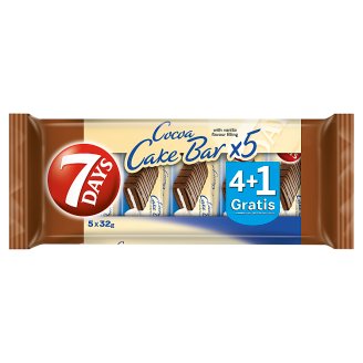 7 Days Ciasteczko z nadzieniem o smaku waniliowym 5 x 32 g