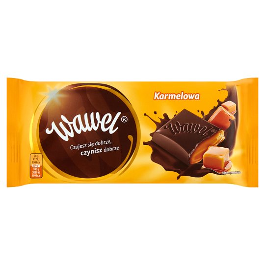 Wawel Karmelowa Czekolada nadziewana 100 g