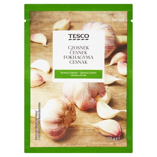Tesco Czosnek granulowany 20 g