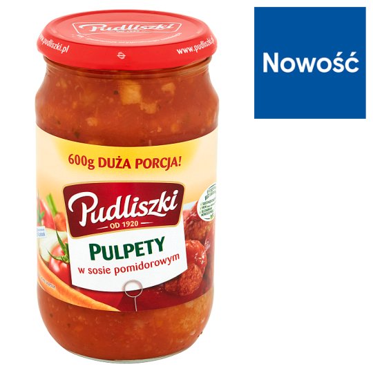 Pudliszki Pulpety w sosie pomidorowym 600 g