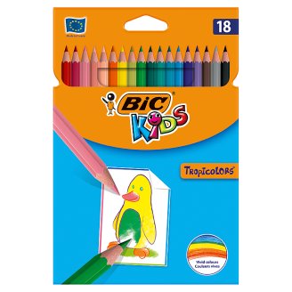 Bic Kids Tropicolors 2 Kredki 18 kolorów