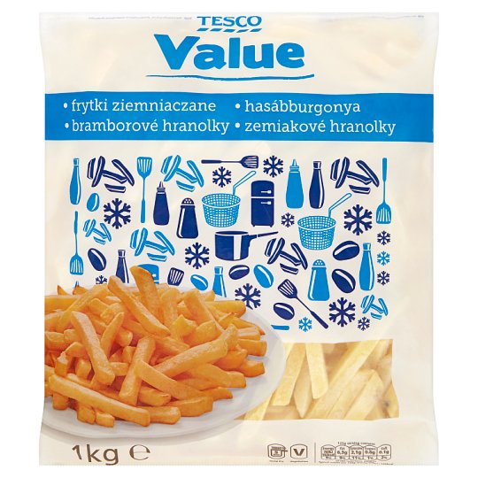 Tesco Value Straight French Fries 1 kg