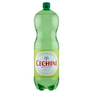 Muszyna Cechini Naturalna woda mineralna gazowana średnionasycona 2 l