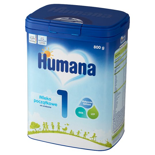 Humana 1 Mleko początkowe od urodzenia 800 g