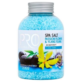 Tesco Pro Formula Sól do kąpieli Passiflora i Ylang Ylang 600 g