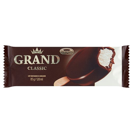 Koral Grand Gold Lody śmietankowe w czekoladzie 120 ml