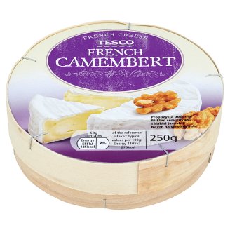 Tesco French Camembert Ser pleśniowy pełnotłusty 250 g