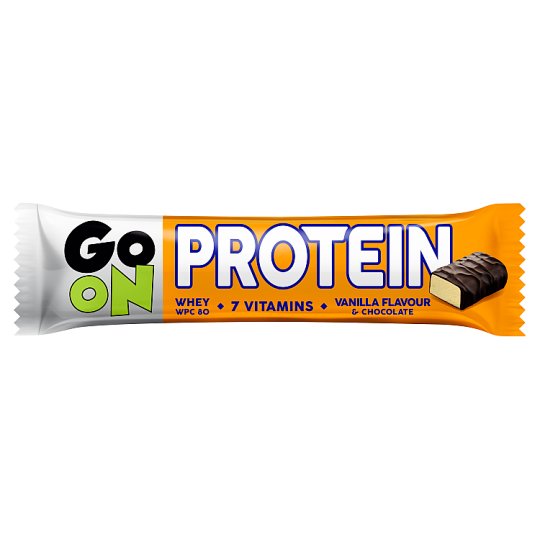 Sante Go On Protein Baton waniliowy w czekoladzie deserowej 50 g