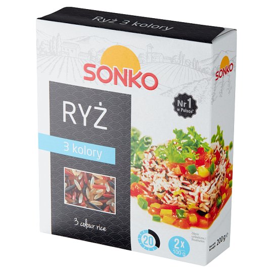 Risana Ryż 3 kolory 200 g (2 torebki)