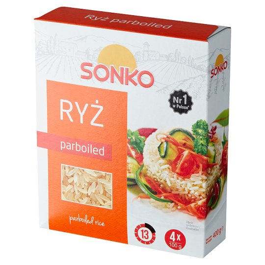 Risana Ryż parboiled 400 g (4 torebki)
